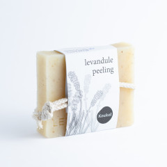 Tělový peeling MANDLE S RÝŽÍ A LEVANDULÍ