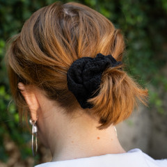 Látková scrunchie gumička UDRŽITELNÁ