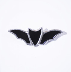 Skleněná brož BATMAN