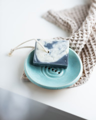 Keramická mýdlenka V ODSTÍNU VODY