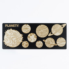 Závěsná SLUNEČNÍ SOUSTAVA k vymalování