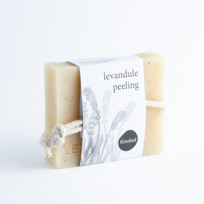 Tělový peeling MANDLE S RÝŽÍ A LEVANDULÍ