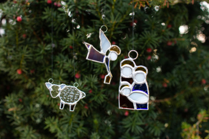 Ručně vyráběná vánoční ozdoba ANDĚL