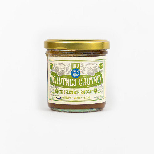 BIO Chutney ZE ZELENÝCH RAJČAT